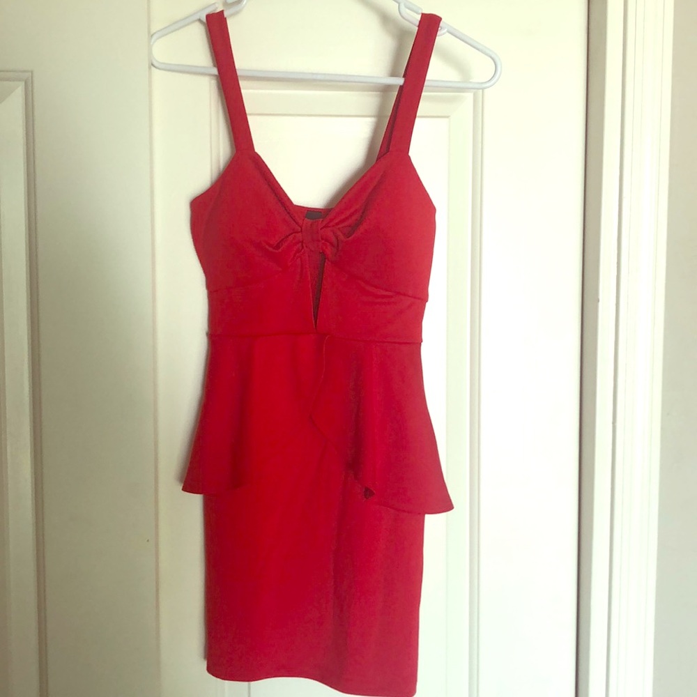 Red dress
